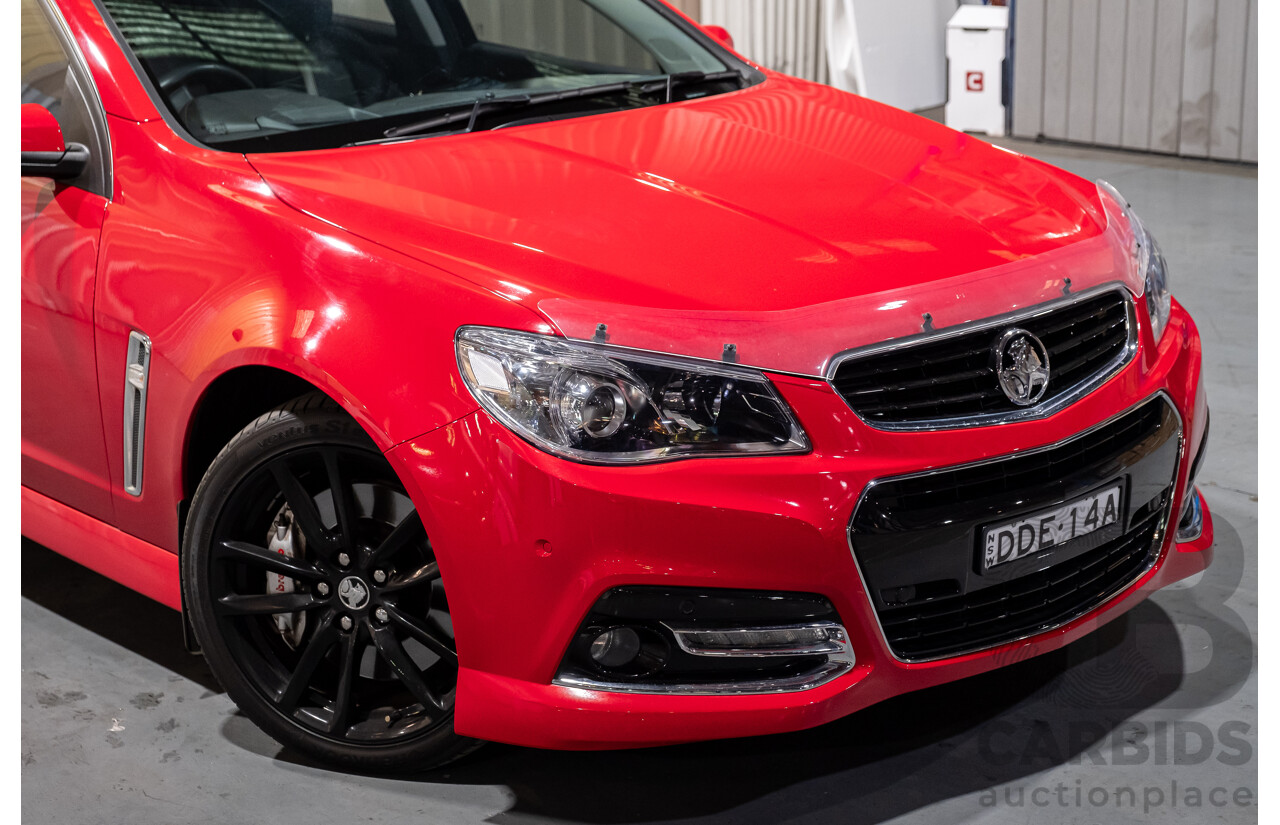 1/2014 Holden Commodore SS-V Redline VF 4d Sportwagon Red V8 6.0L