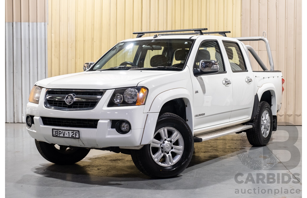 6/2010 Holden Colorado LT-R (4x2) RC MY10.5 Crew Cab P/Up White V6 3.6L