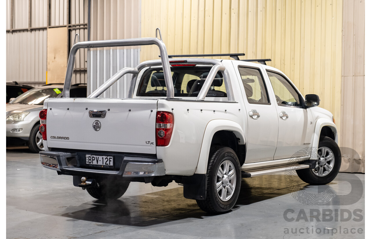 6/2010 Holden Colorado LT-R (4x2) RC MY10.5 Crew Cab P/Up White V6 3.6L