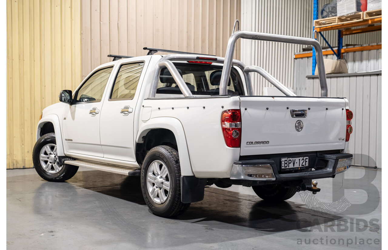 6/2010 Holden Colorado LT-R (4x2) RC MY10.5 Crew Cab P/Up White V6 3.6L