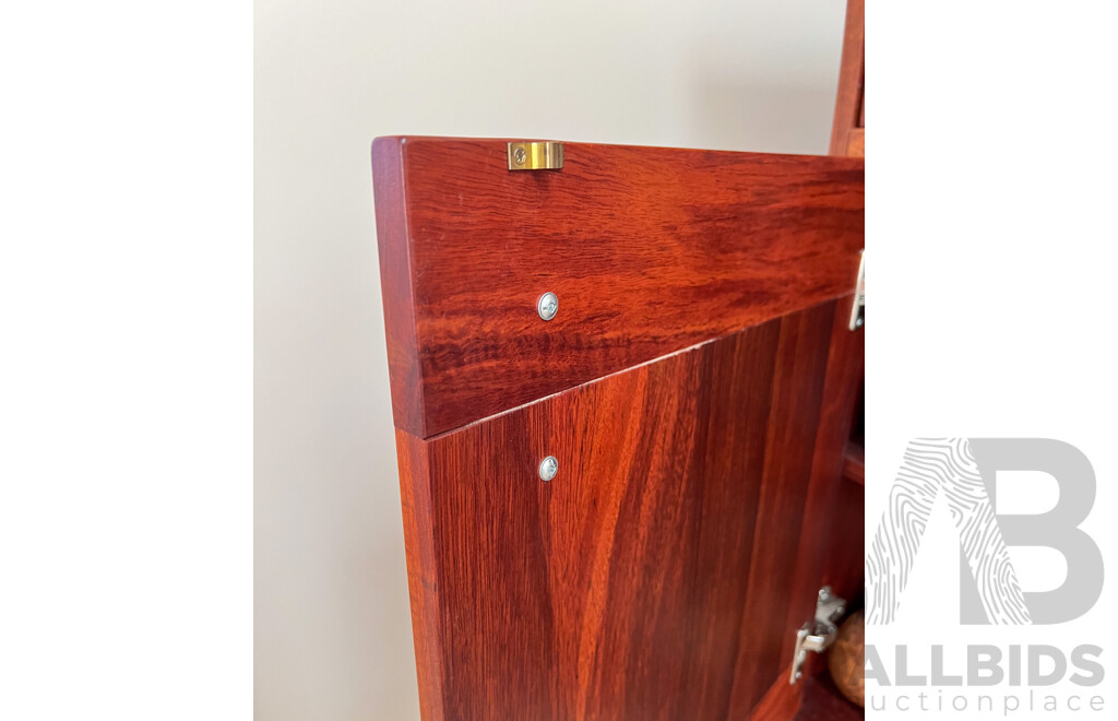 Stunning Solid Recycled Jarrah Bespoke Entertainment Unit