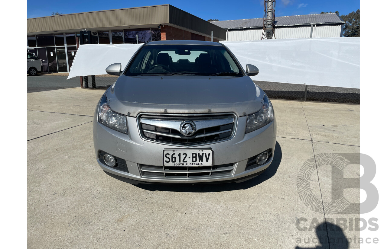 10/2010 Holden Cruze CDX JG 4d Sedan Silver 1.8L