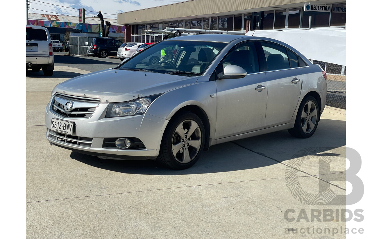 10/2010 Holden Cruze CDX JG 4d Sedan Silver 1.8L