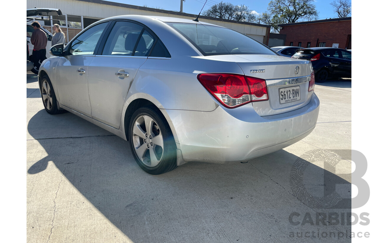 10/2010 Holden Cruze CDX JG 4d Sedan Silver 1.8L