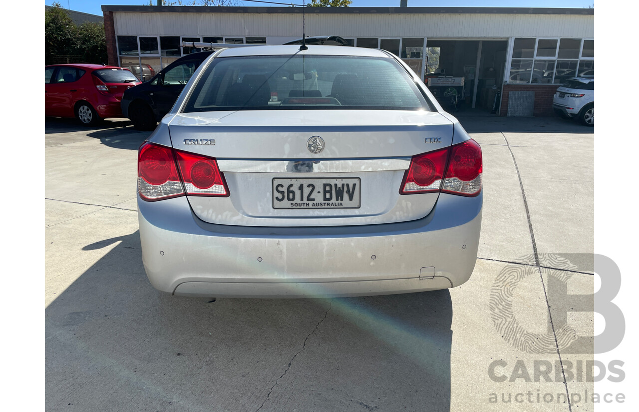 10/2010 Holden Cruze CDX JG 4d Sedan Silver 1.8L