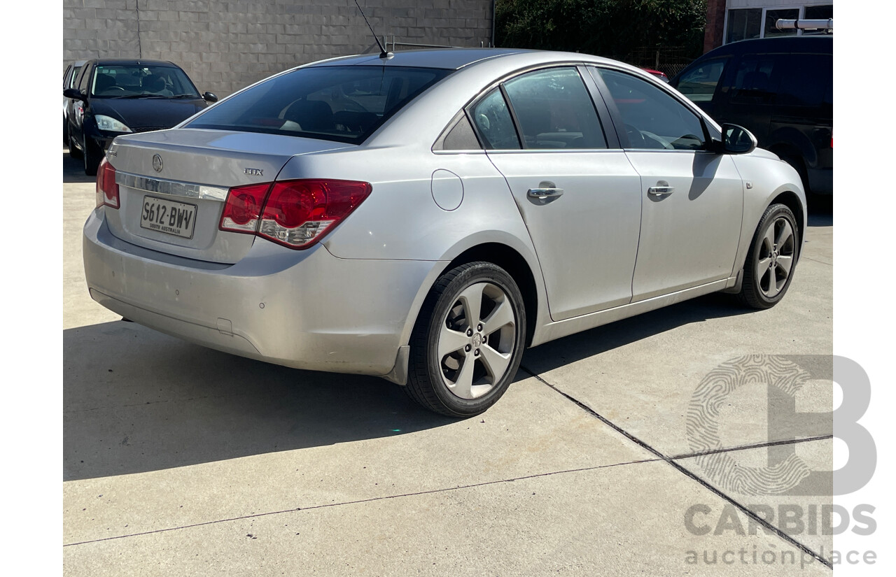 10/2010 Holden Cruze CDX JG 4d Sedan Silver 1.8L