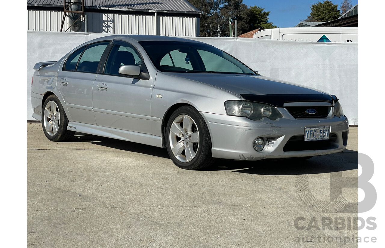 12/2005 Ford Falcon XR6 BF 4d Sedan Silver 4.0L