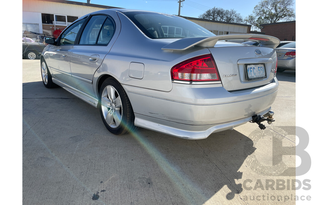 12/2005 Ford Falcon XR6 BF 4d Sedan Silver 4.0L