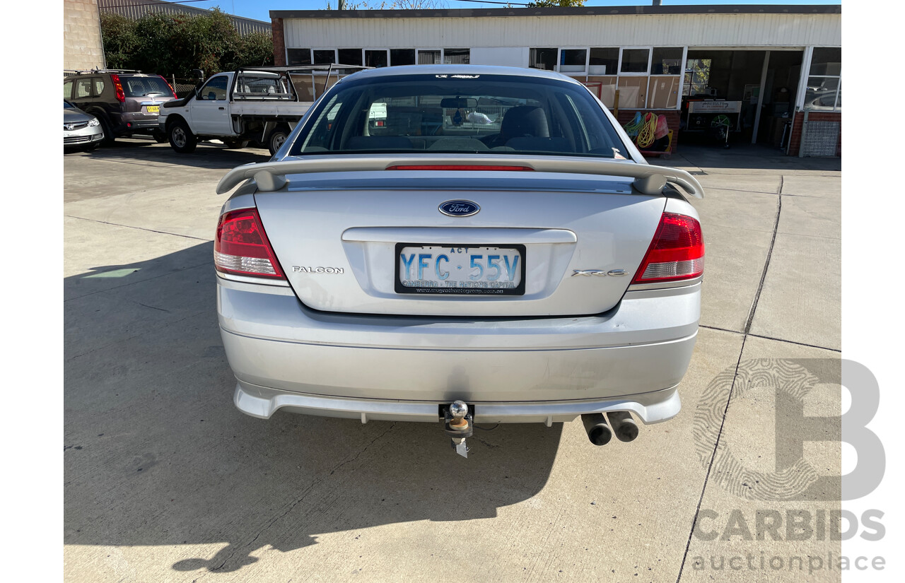 12/2005 Ford Falcon XR6 BF 4d Sedan Silver 4.0L