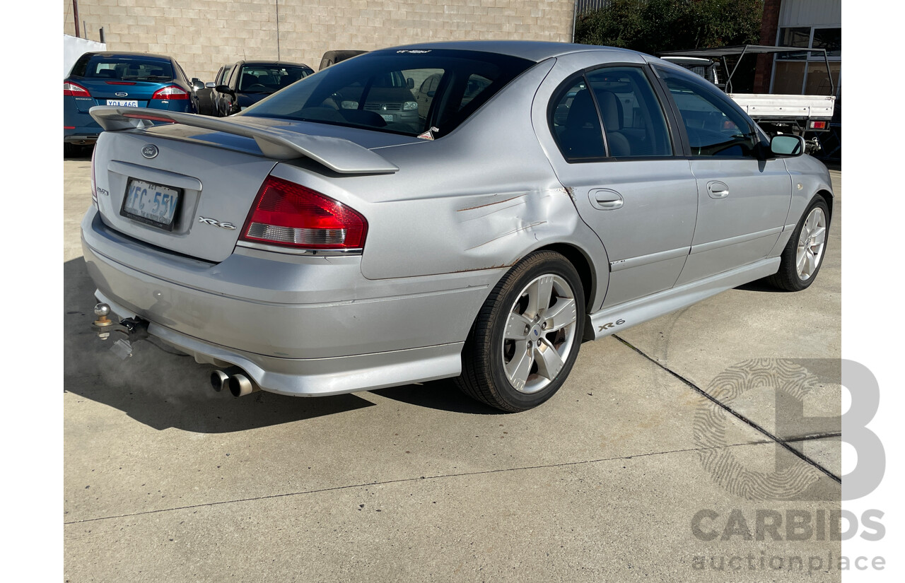 12/2005 Ford Falcon XR6 BF 4d Sedan Silver 4.0L