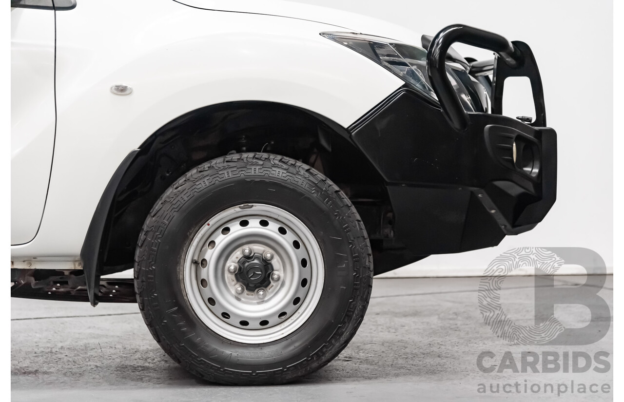 3/2017 Mazda Bt50 XT (4x4)  Dual Cab Utility White 3.2L Turbo Diesel
