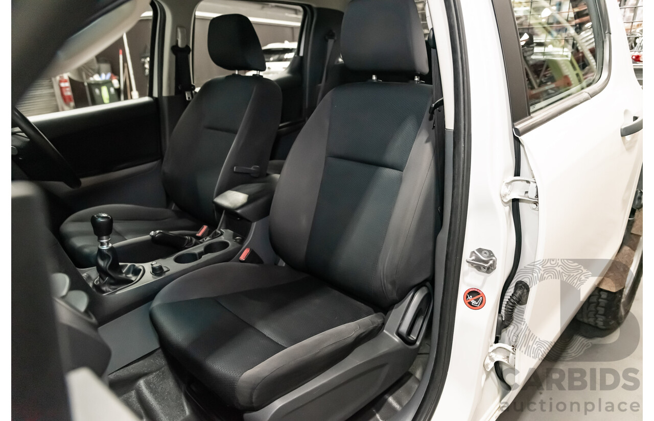 3/2017 Mazda Bt50 XT (4x4)  Dual Cab Utility White 3.2L Turbo Diesel