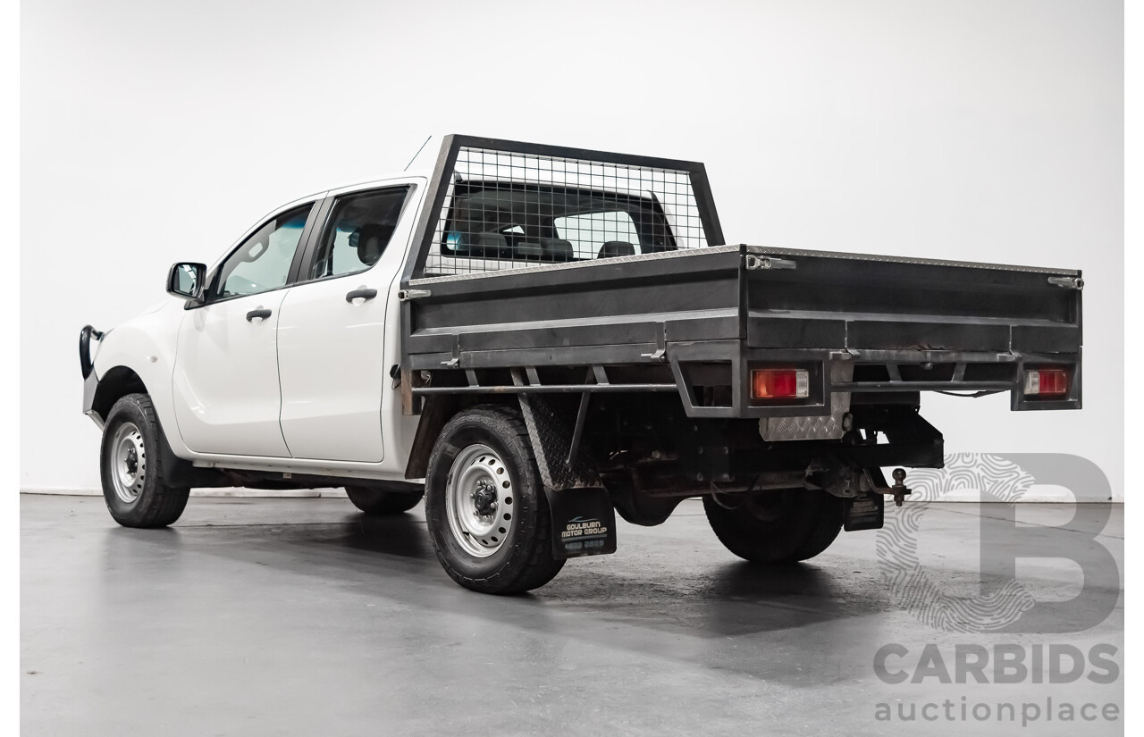3/2017 Mazda Bt50 XT (4x4)  Dual Cab Utility White 3.2L Turbo Diesel