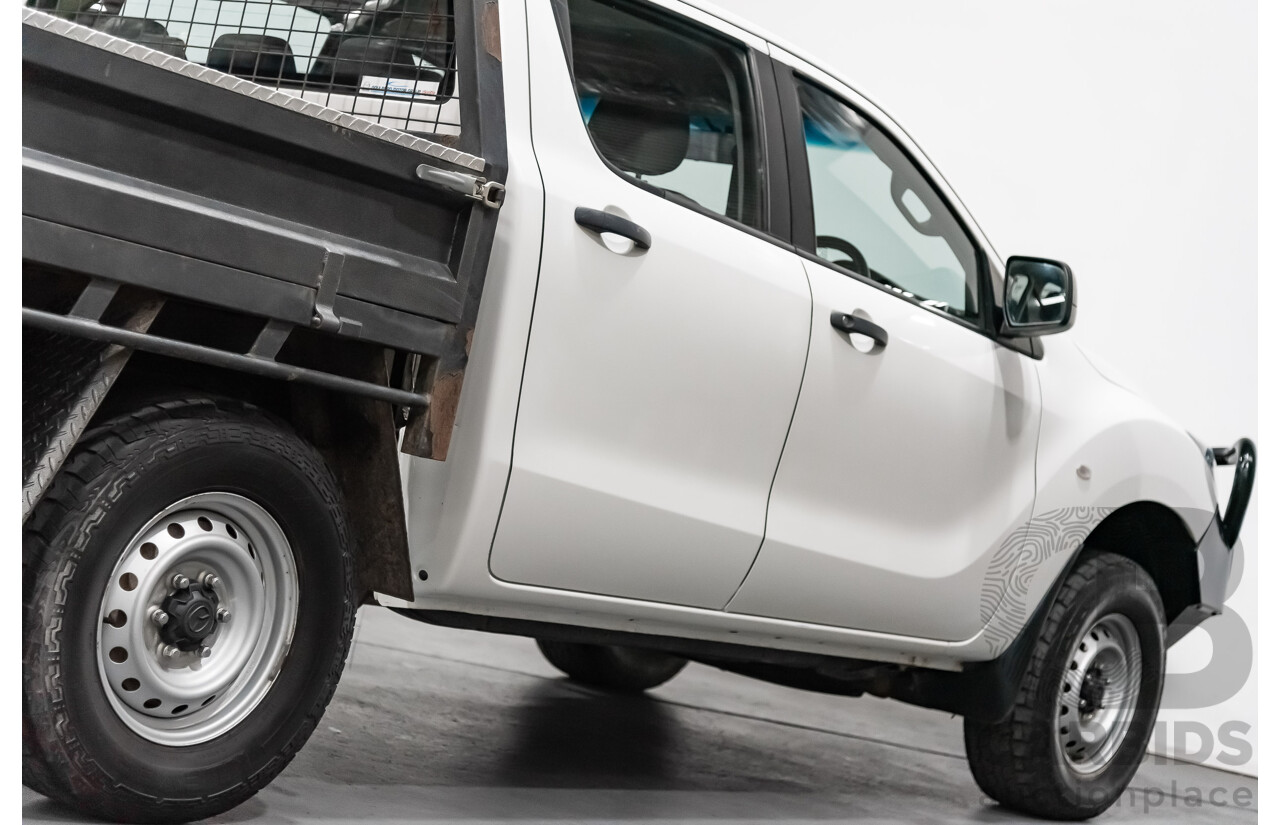 3/2017 Mazda Bt50 XT (4x4)  Dual Cab Utility White 3.2L Turbo Diesel