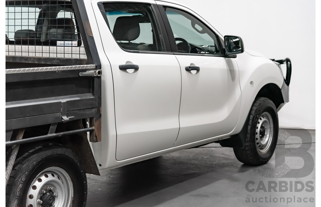 3/2017 Mazda Bt50 XT (4x4)  Dual Cab Utility White 3.2L Turbo Diesel