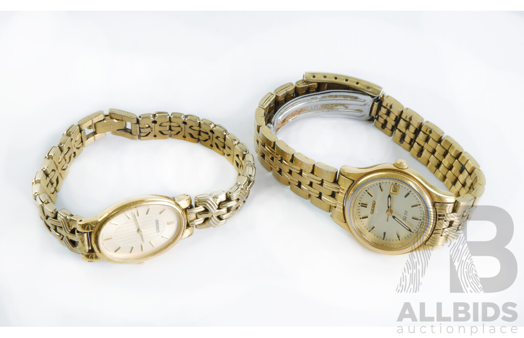 Two Vintage Seiko Ladies Watches