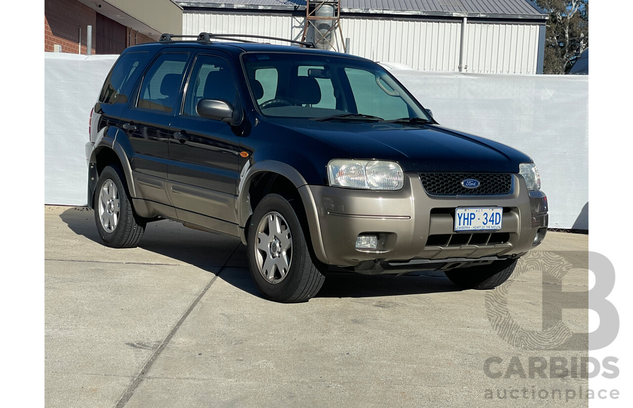 6/2005 Ford Escape XLT ZB 4d Wagon Black / Gold 2.3L