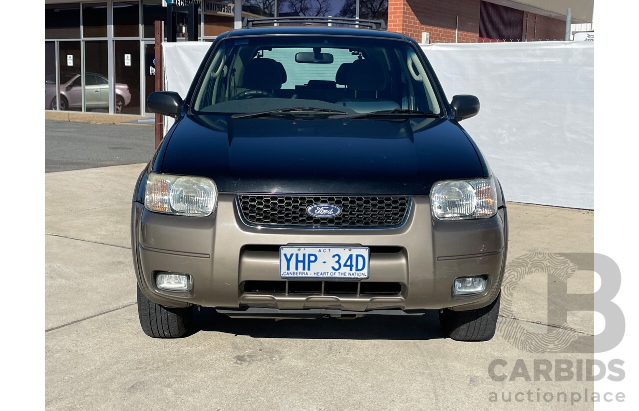 6/2005 Ford Escape XLT ZB 4d Wagon Black / Gold 2.3L