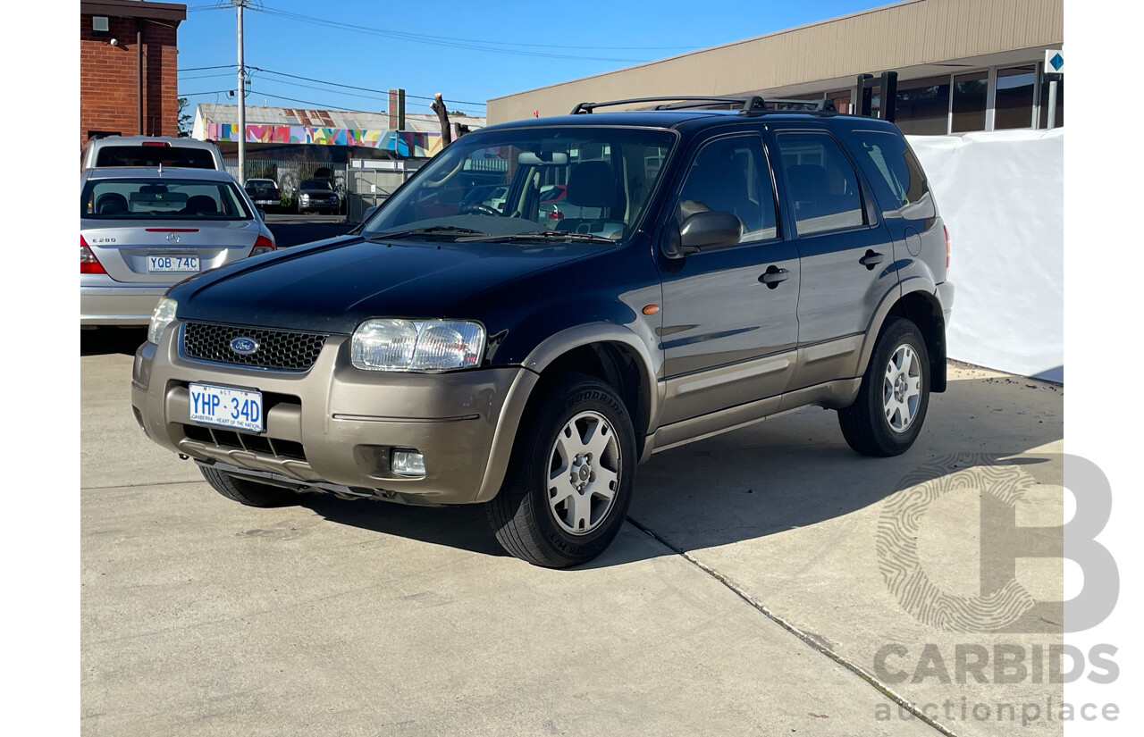 6/2005 Ford Escape XLT ZB 4d Wagon Black / Gold 2.3L