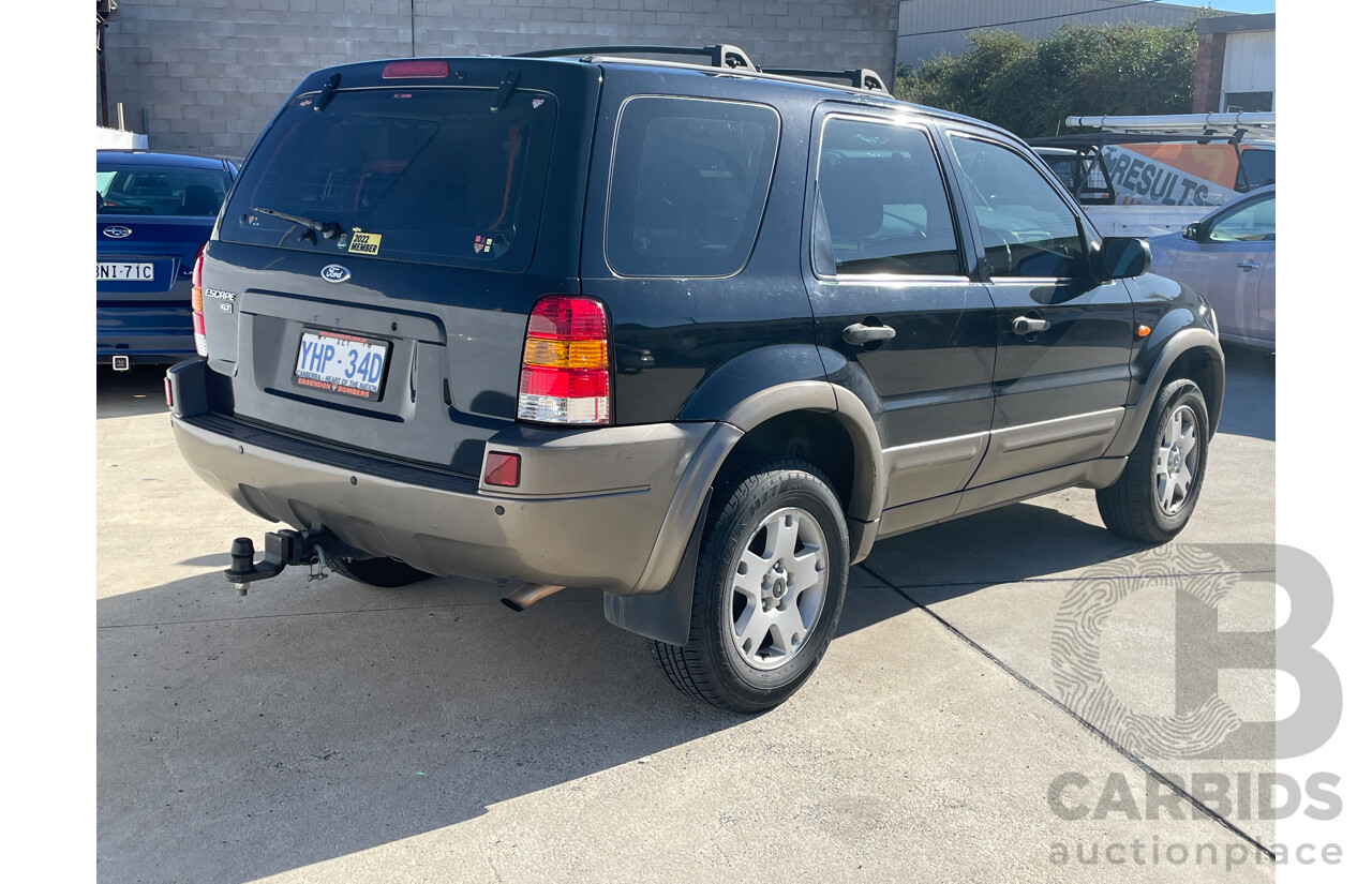 6/2005 Ford Escape XLT ZB 4d Wagon Black / Gold 2.3L