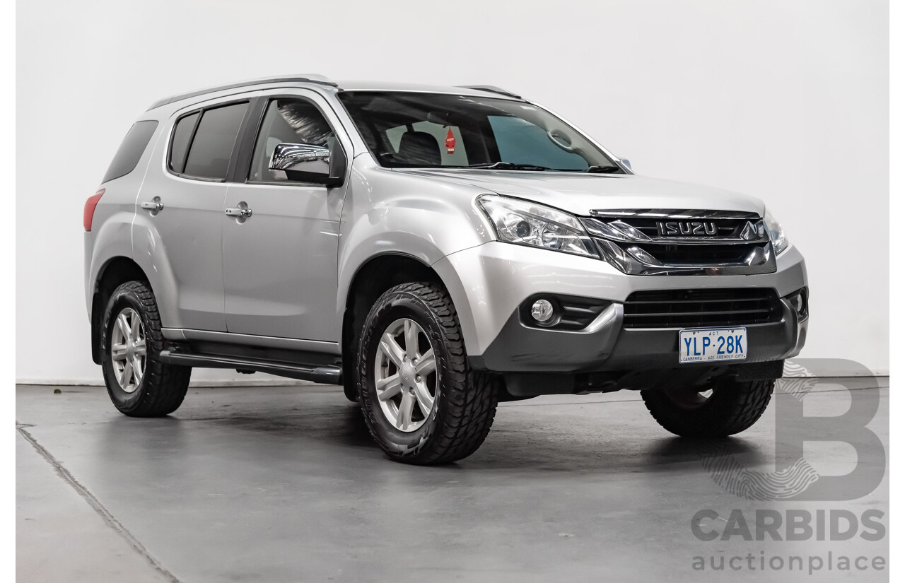 3/2016 Isuzu Mu-X LS-T (4x4) UC 4d Wagon Silver 3.0L Turbo Diesel