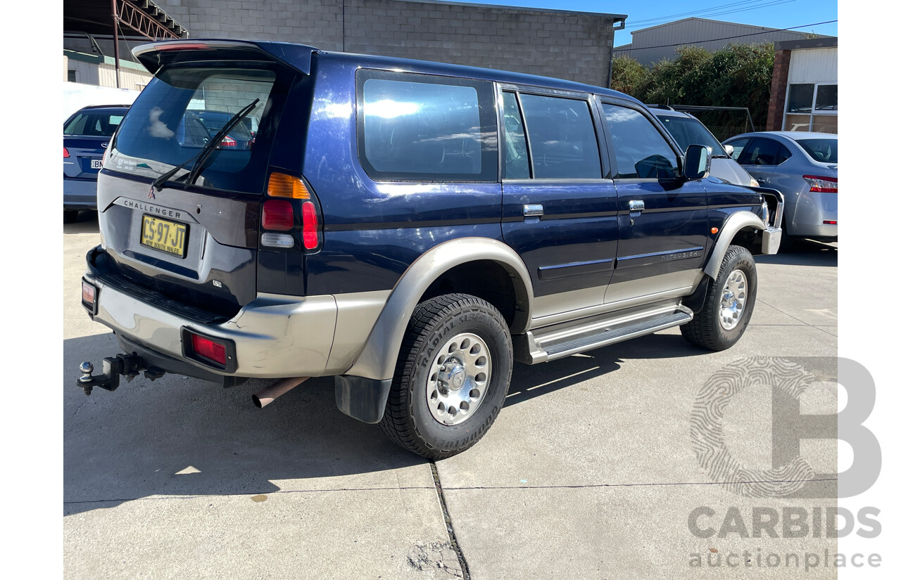 8/2001 Mitsubishi Challenger LS (4x4) PA-MY01 4d Wagon Black 3.0L