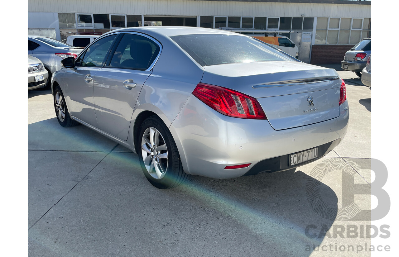 1/2013 Peugeot 508 Active 1.6T MY13 4d Sedan Silver 1.6L