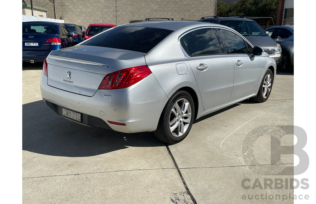 1/2013 Peugeot 508 Active 1.6T MY13 4d Sedan Silver 1.6L