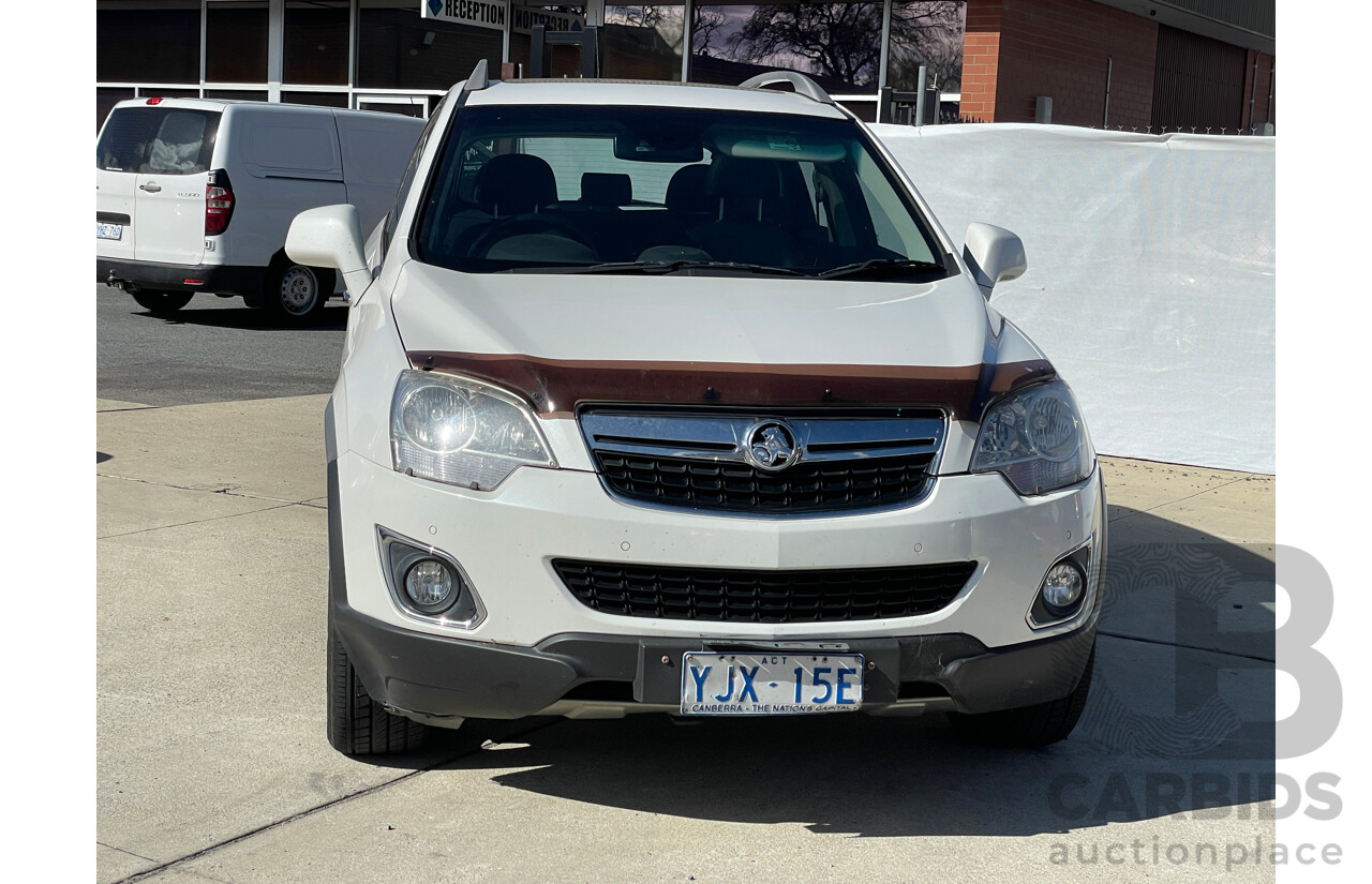 3/2014 Holden Captiva 5 LTZ (awd) CG MY14 4d Wagon White 2.2L