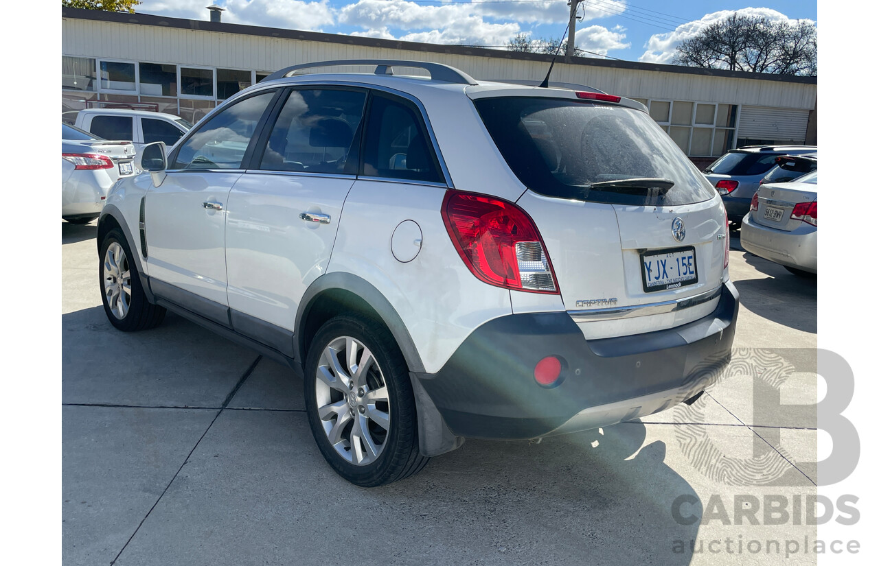 3/2014 Holden Captiva 5 LTZ (awd) CG MY14 4d Wagon White 2.2L