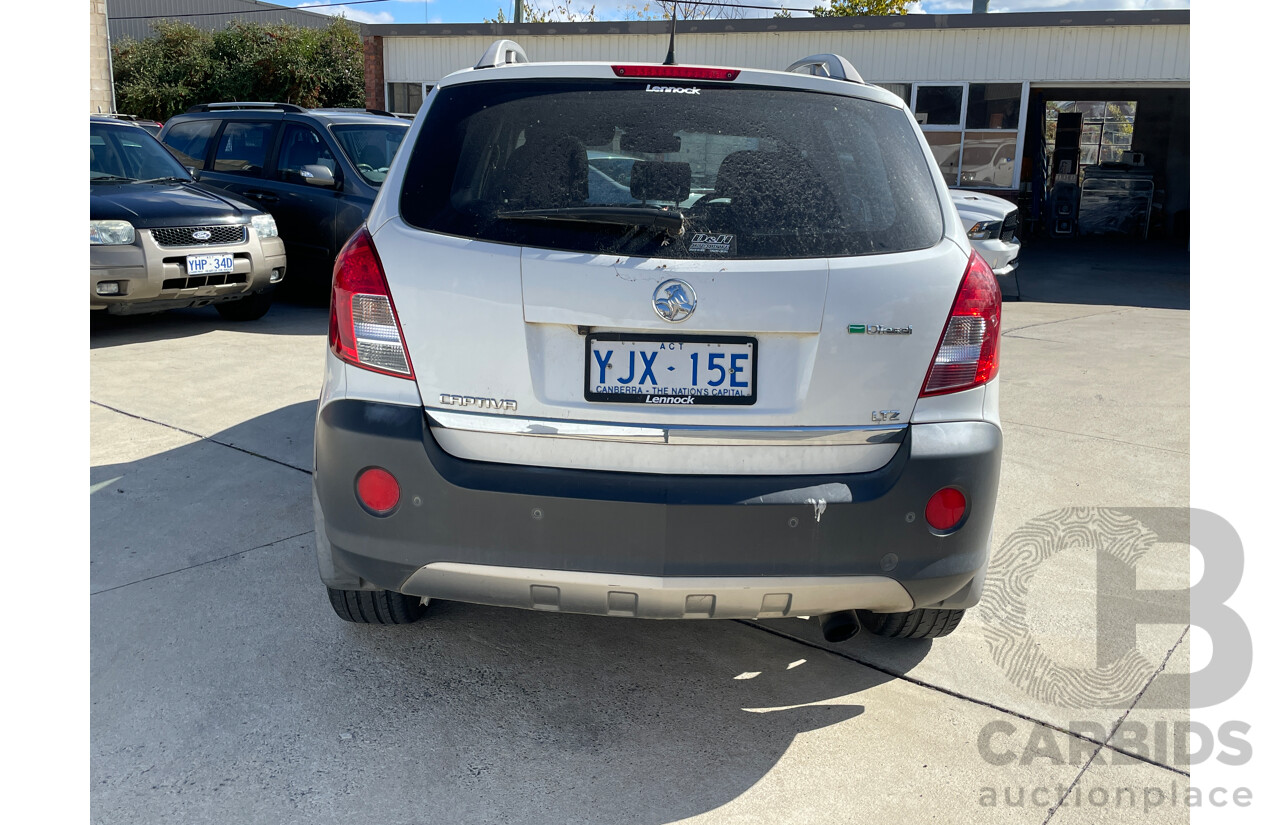 3/2014 Holden Captiva 5 LTZ (awd) CG MY14 4d Wagon White 2.2L