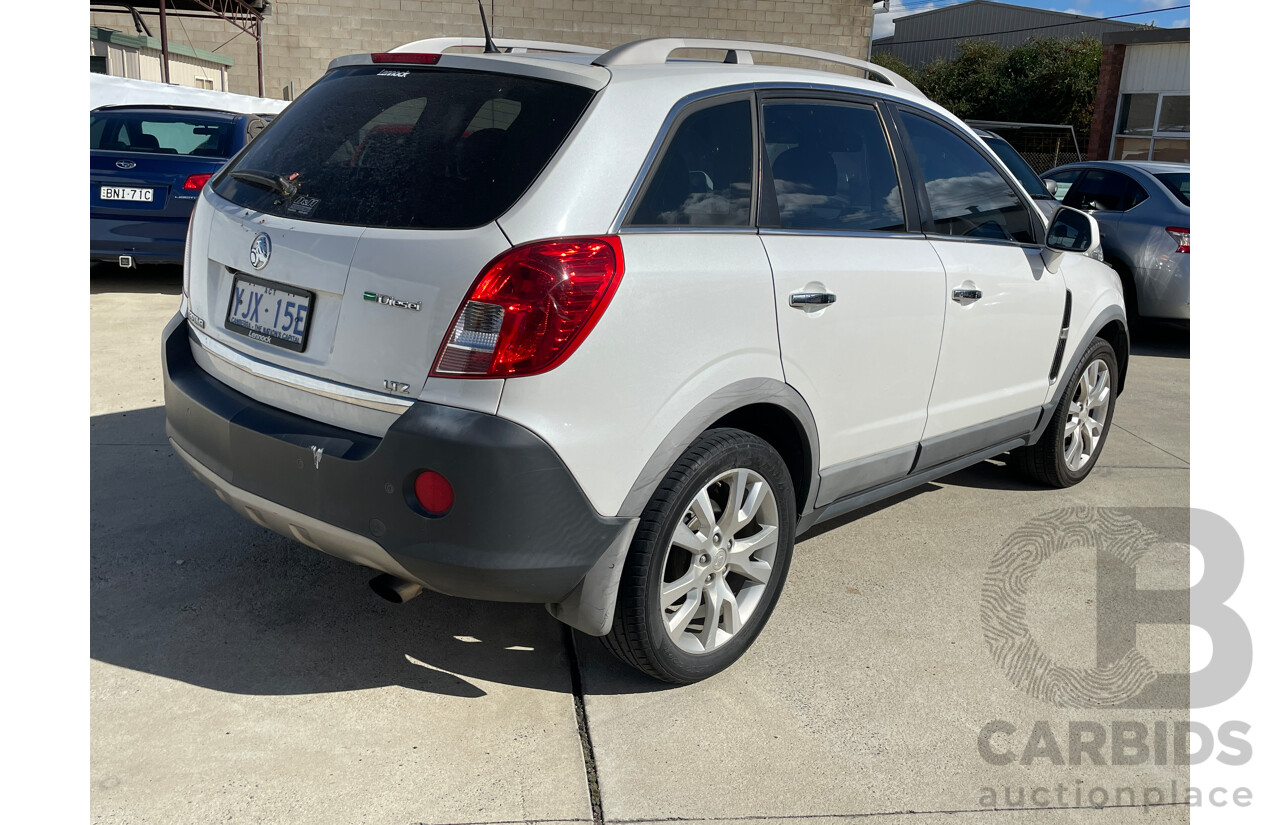 3/2014 Holden Captiva 5 LTZ (awd) CG MY14 4d Wagon White 2.2L