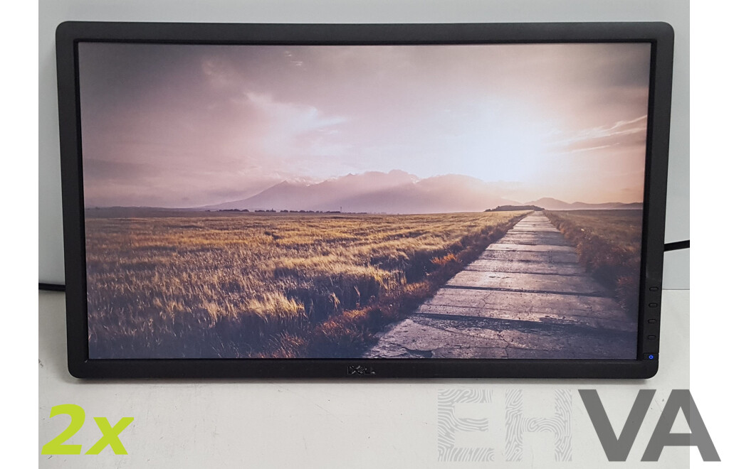 Dell Professional (P2312H) 23-Inch Full HD (1080p) Widescreen LED-backlit LCD Monitor - Lot of Two