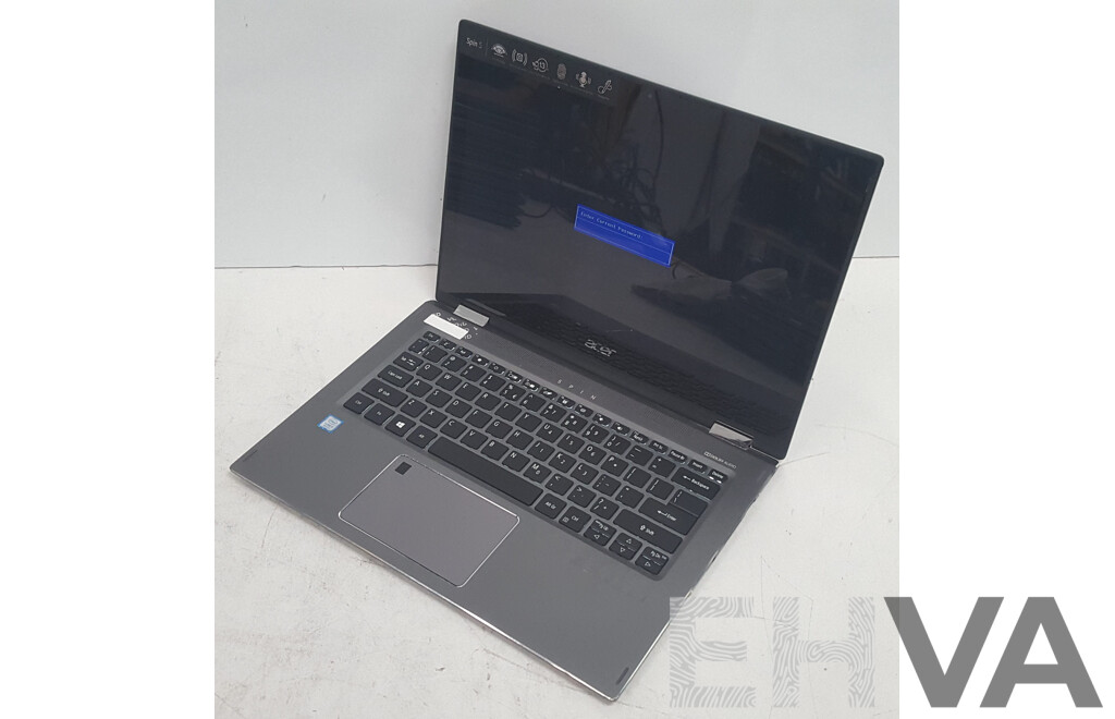 Acer (SP513-52N-58E1) Spin 5 Intel Core i5 (8250U) 1.60GHz-3.40GHz 4-Core CPU 13-Inch Convertible Touchscreen Laptop