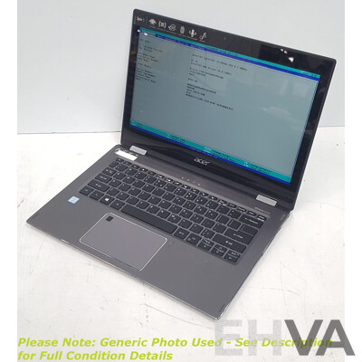 Acer (SP513-52N-58E1) Spin 5 Intel Core i5 (8250U) 1.60GHz-3.40GHz 4-Core CPU 13-Inch Convertible Touchscreen Laptop