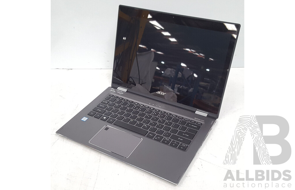 Acer (SP513-52N-58E1) Spin 5 Intel Core i5 (8250U) 1.60GHz-3.40GHz 4-Core CPU 13-Inch Convertible Touchscreen Laptop