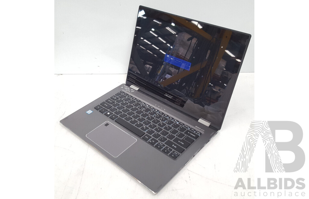 Acer (SP513-52N-58E1) Spin 5 Intel Core i5 (8250U) 1.60GHz-3.40GHz 4-Core CPU 13-Inch Convertible Touchscreen Laptop