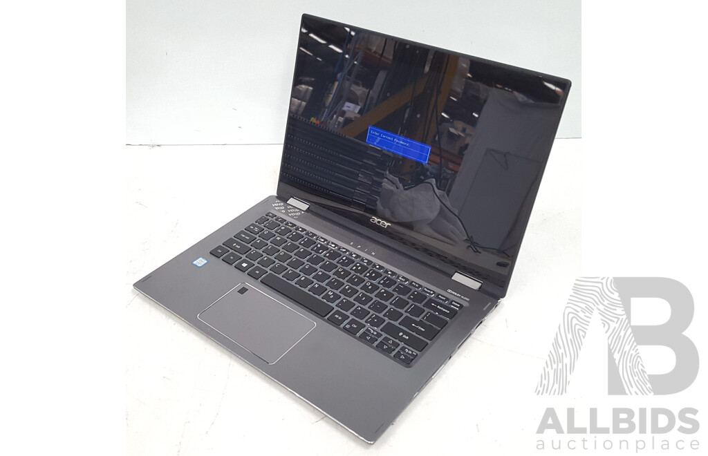 Acer (SP513-52N-58E1) Spin 5 Intel Core i5 (8250U) 1.60GHz-3.40GHz 4-Core CPU 13-Inch Convertible Touchscreen Laptop