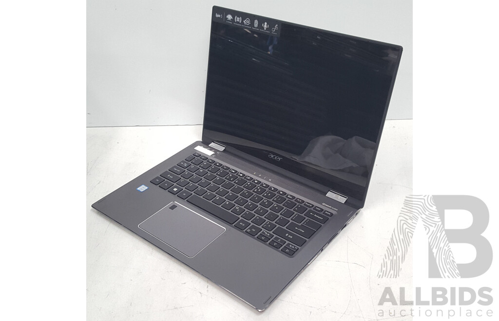 Acer (SP513-52N-58E1) Spin 5 Intel Core i5 (8250U) 1.60GHz-3.40GHz 4-Core CPU 13-Inch Convertible Touchscreen Laptop