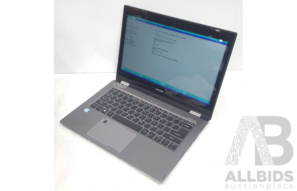Acer (SP513-52N-58E1) Spin 5 Intel Core i5 (8250U) 1.60GHz-3.40GHz 4-Core CPU 13-Inch Convertible Touchscreen Laptop