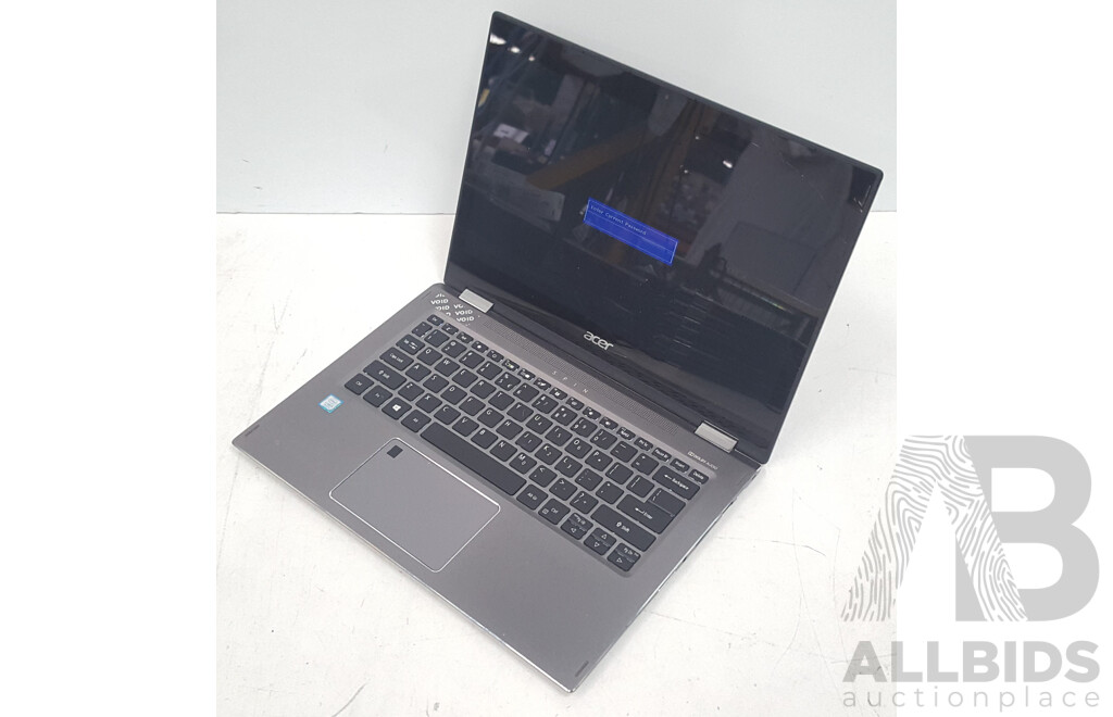 Acer (SP513-52N-58E1) Spin 5 Intel Core i5 (8250U) 1.60GHz-3.40GHz 4-Core CPU 13-Inch Convertible Touchscreen Laptop