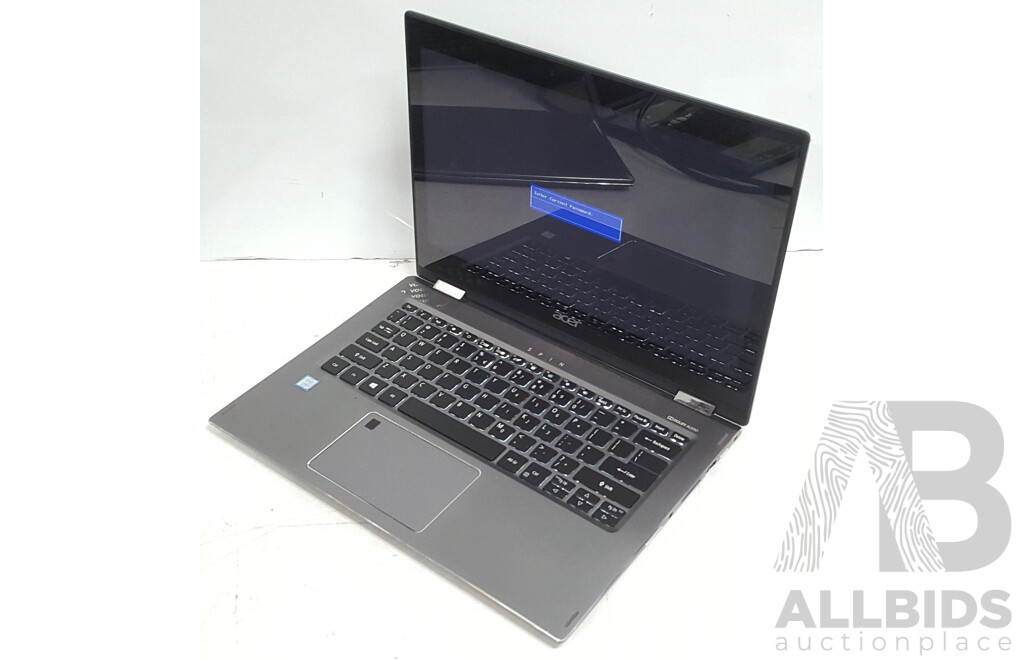 Acer (SP513-52N-58E1) Spin 5 Intel Core i5 (8250U) 1.60GHz-3.40GHz 4-Core CPU 13-Inch Convertible Touchscreen Laptop w/ Power Supply