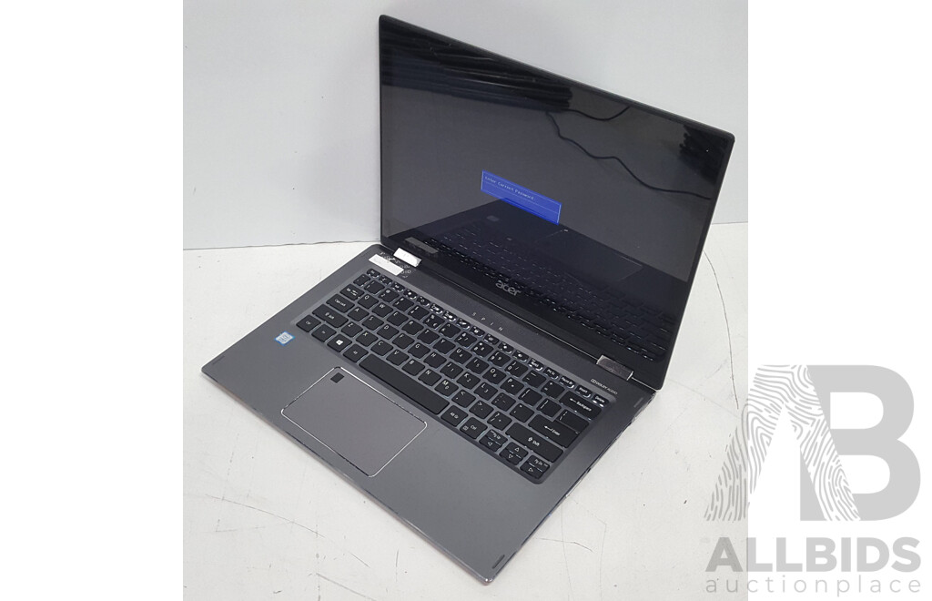 Acer (SP513-52N-58E1) Spin 5 Intel Core i5 (8250U) 1.60GHz-3.40GHz 4-Core CPU 13-Inch Convertible Touchscreen Laptop w/ Power Supply