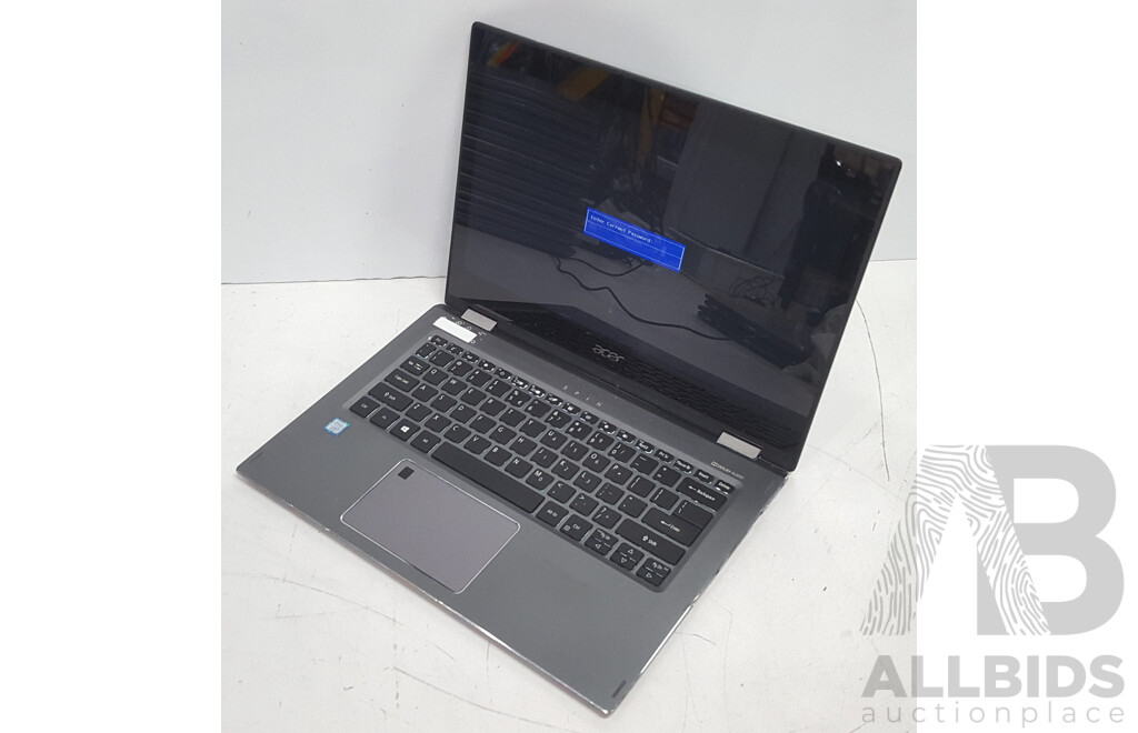 Acer (SP513-52N-58E1) Spin 5 Intel Core i5 (8250U) 1.60GHz-3.40GHz 4-Core CPU 13-Inch Convertible Touchscreen Laptop w/ Power Supply