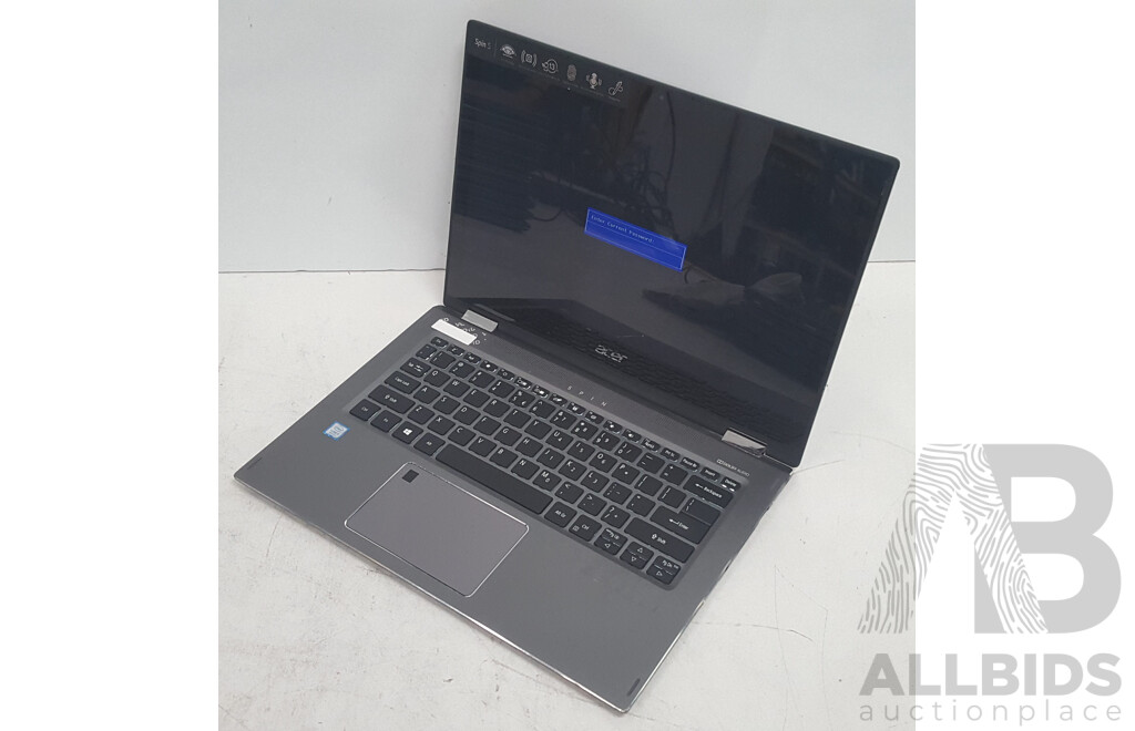 Acer (SP513-52N-58E1) Spin 5 Intel Core i5 (8250U) 1.60GHz-3.40GHz 4-Core CPU 13-Inch Convertible Touchscreen Laptop