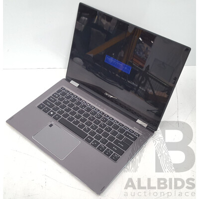 Acer (SP513-52N-58E1) Spin 5 Intel Core i5 (8250U) 1.60GHz-3.40GHz 4-Core CPU 13-Inch Convertible Touchscreen Laptop