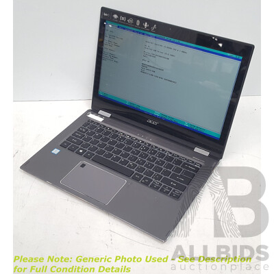 Acer (SP513-52N-58E1) Spin 5 Intel Core i5 (8250U) 1.60GHz-3.40GHz 4-Core CPU 13-Inch Convertible Touchscreen Laptop
