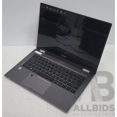 Acer (SP513-52N-58E1) Spin 5 Intel Core i5 (8250U) 1.60GHz-3.40GHz 4-Core CPU 13-Inch Convertible Touchscreen Laptop w/ Power Supply
