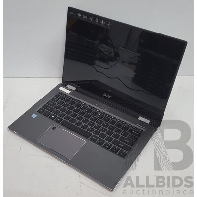 Acer (SP513-52N-58E1) Spin 5 Intel Core i5 (8250U) 1.60GHz-3.40GHz 4-Core CPU 13-Inch Convertible Touchscreen Laptop w/ Power Supply