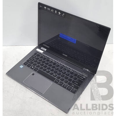 Acer (SP513-52N-58E1) Spin 5 Intel Core i5 (8250U) 1.60GHz-3.40GHz 4-Core CPU 13-Inch Convertible Touchscreen Laptop